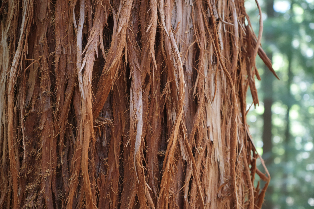 Montana Wild Cedar Bark Peelings